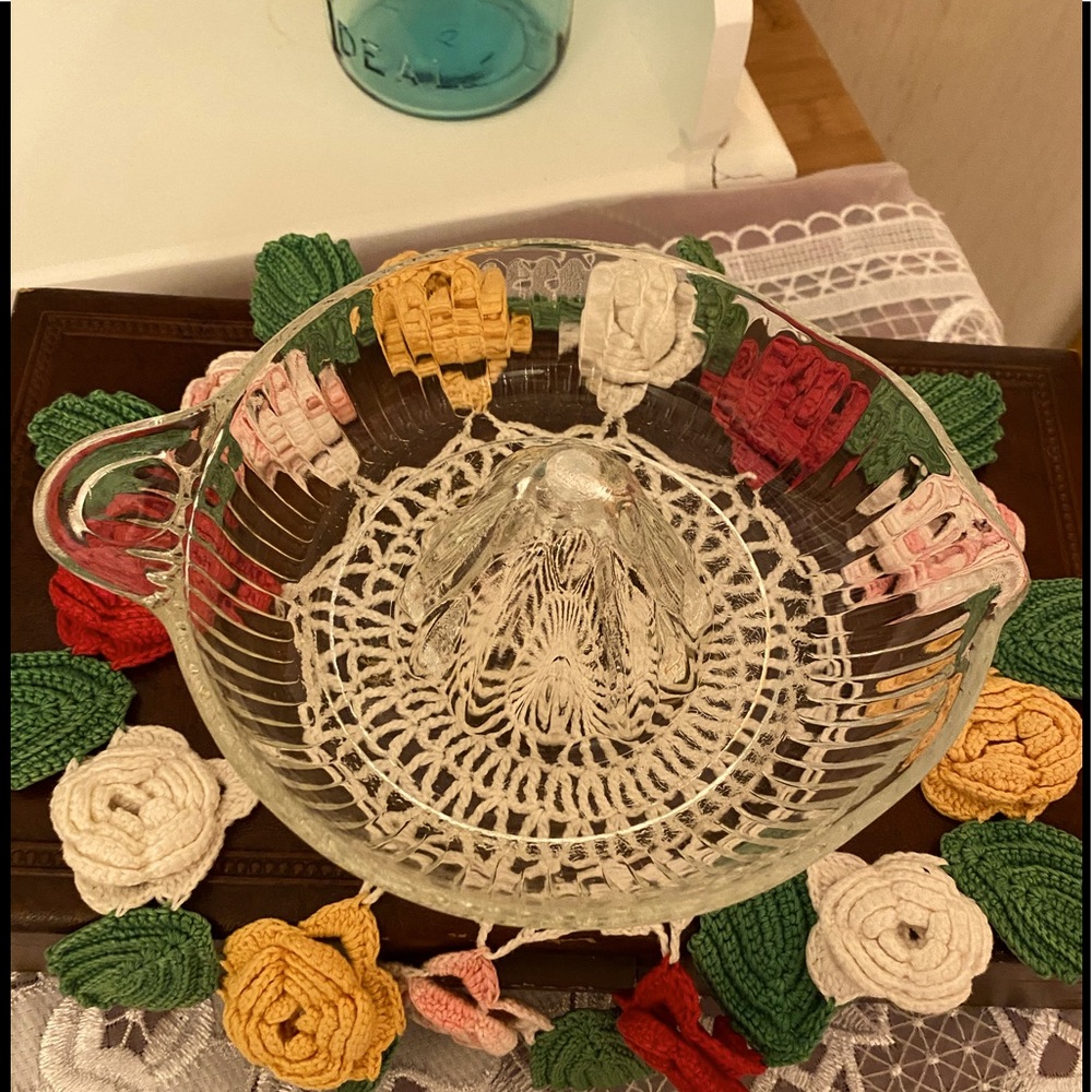 Beautiful Vintage Glass Juicer